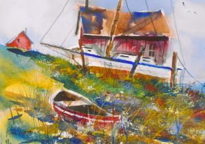 Sail Shack - Tom Hanna's East Coast Watercolors