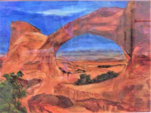 Arches Park Utah/Watercolor