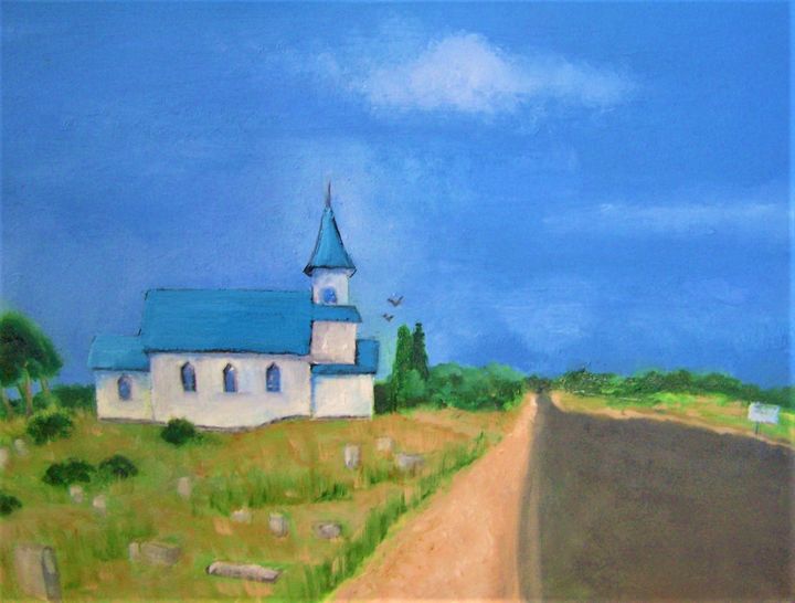 Country Church - Carol Clayton Fine Art Studio