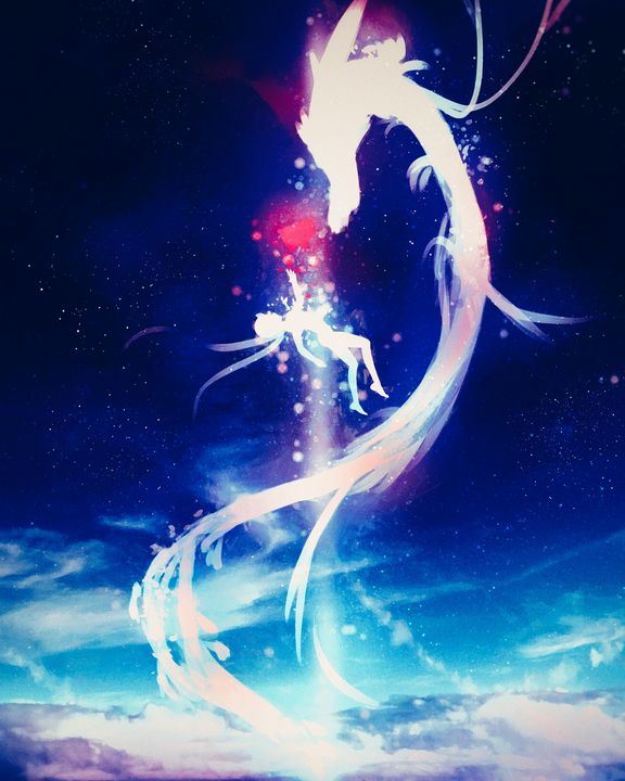 Sky Dragon's Revival - Tyne Laferriere - Digital Art & AI, Fantasy