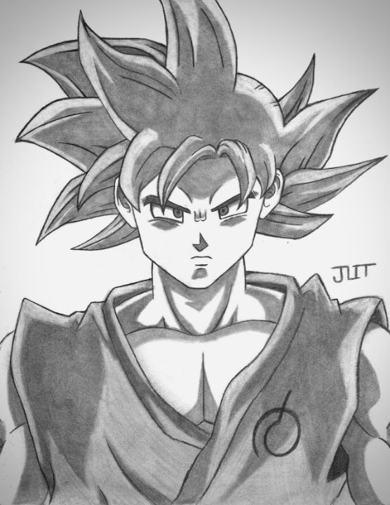 LR Super Saiyan Goku drawing : r/DBZDokkanBattle