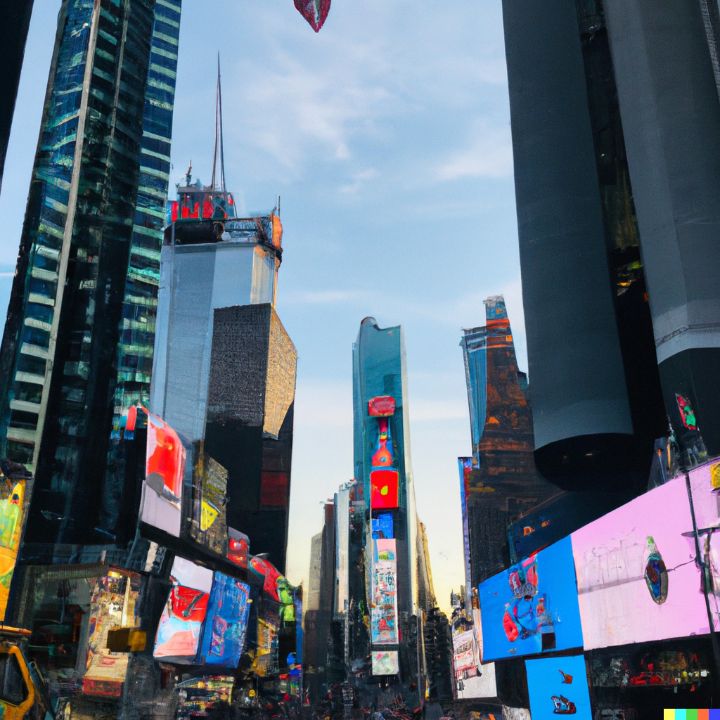 Times Square the Heart of New York. - INSPIRETOBE - Digital Art 