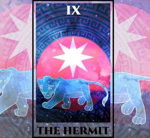 The Hermit Tarot - The Lion King