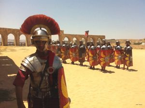 Roman guards in the old Judea