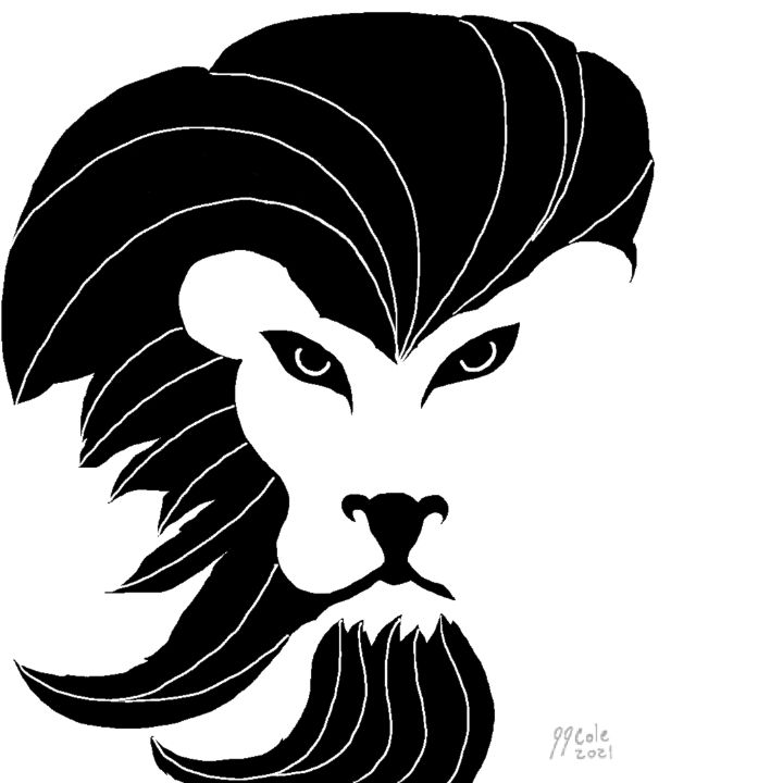 Shadow Lion - Art by J.J. Cole