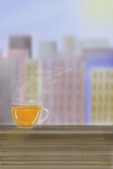 Morning Tea - Art by J.J. Cole