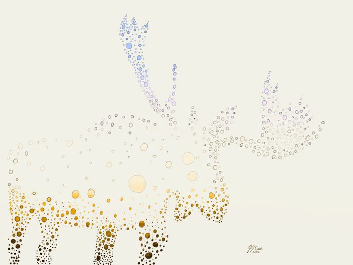 Daylight Moose - Art by J.J. Cole