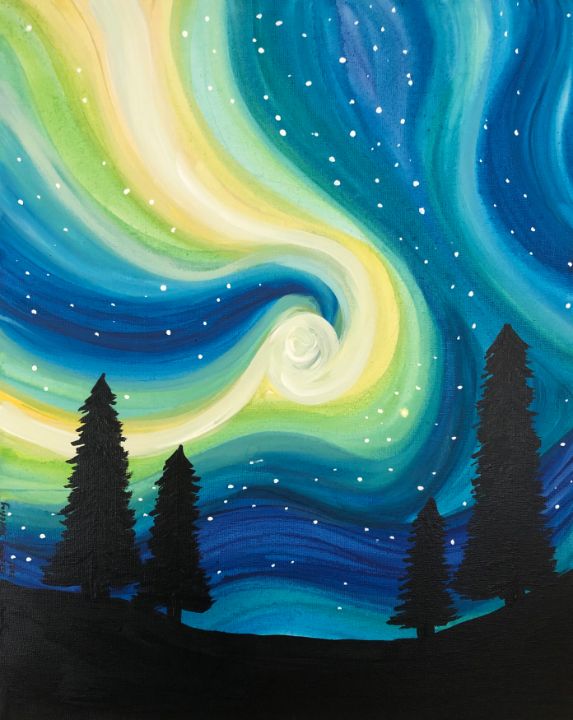 Starlit Swirl - Art by Langston Studios