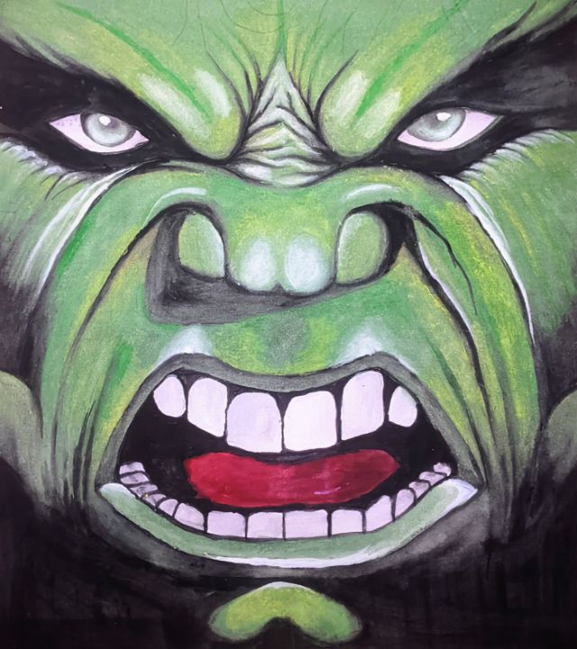 face painting hulk