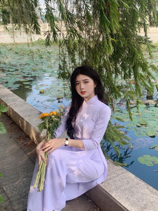 Image Văn Đức image beautiful - Female Student in “ao dai” - Le Van Duc - Photography, People ...