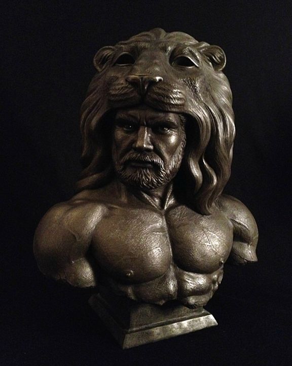 Heracles Lion Statue