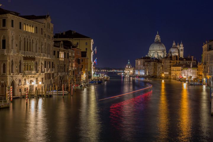 Grand Canal in Venice at Night - John Manuel Photography - Photography ...