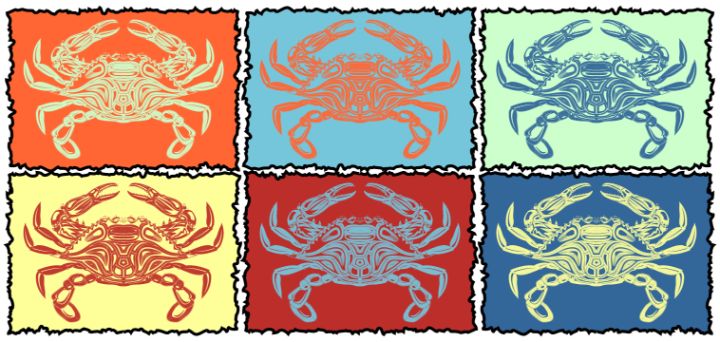 Rockin the Coast - Crab Print - Darren Mitchell