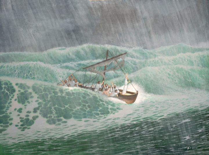 The Storm On The Sea of Galilee - MatthewBrooksArt.com