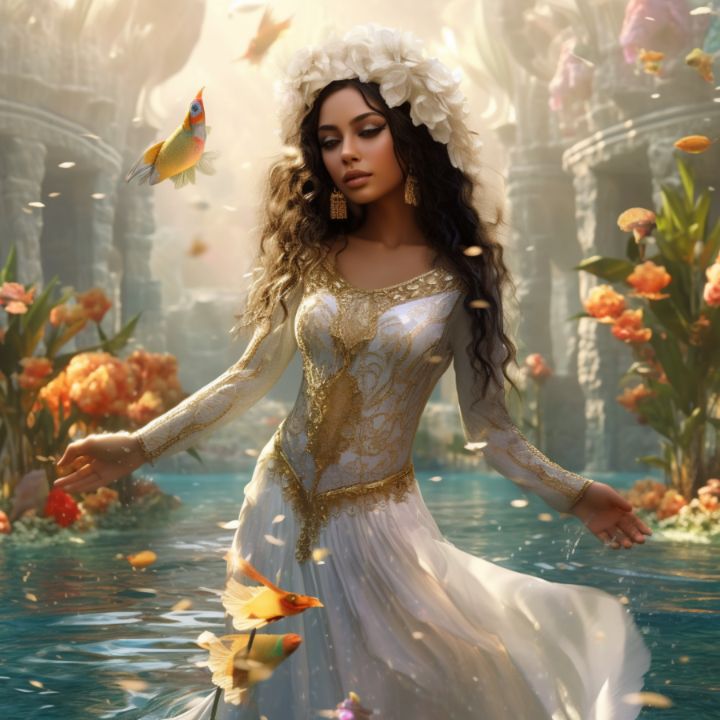 A Beautiful Arabian Princess Mermaid Ats Collections Digital Art Fantasy And Mythology 1911