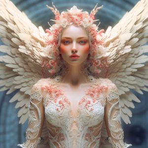 A beautiful angel Digital Arts