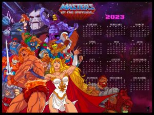 Masters of the universe calendar - REYAD YOUSRI