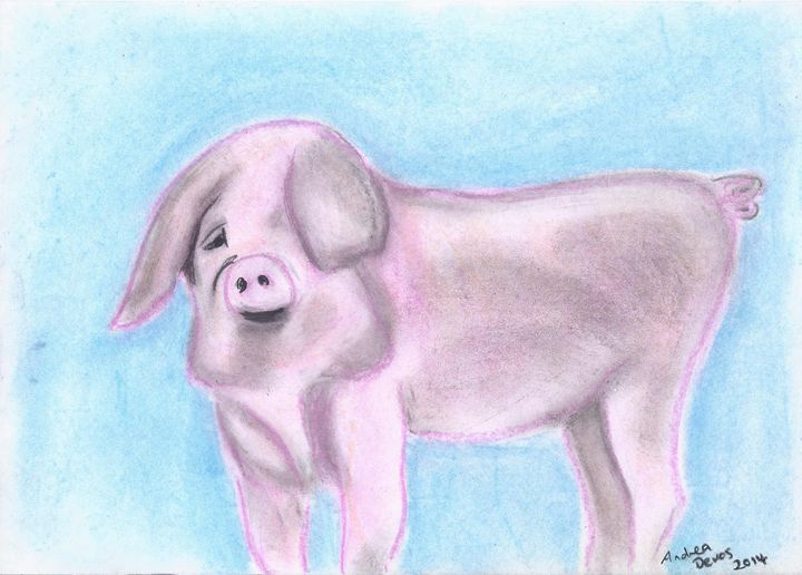 Piggy Piggy, Painting by Janice Serilla