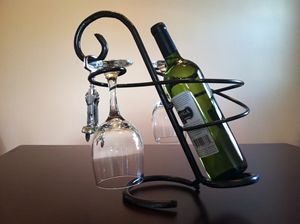 Wine Glass and Bottle Holder