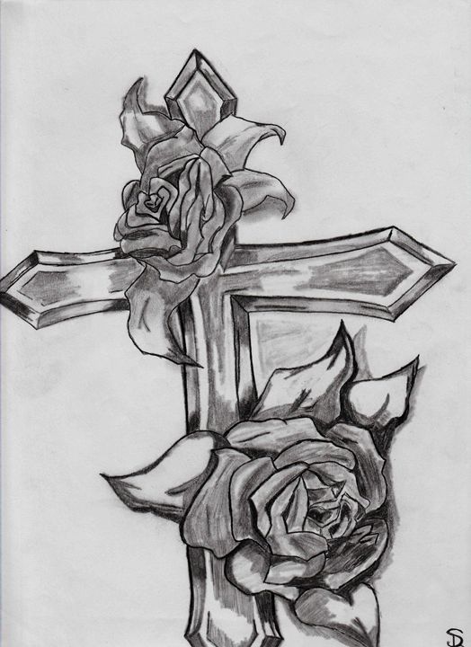 Rose Cross - S. Brown Photography - Drawings & Illustration, Religion ...