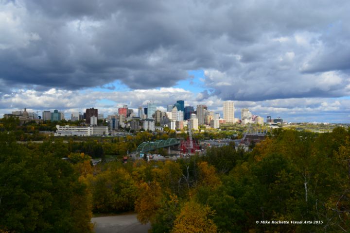 Edmonton New Bridge Construction - Mike Rochette Visual Arts 