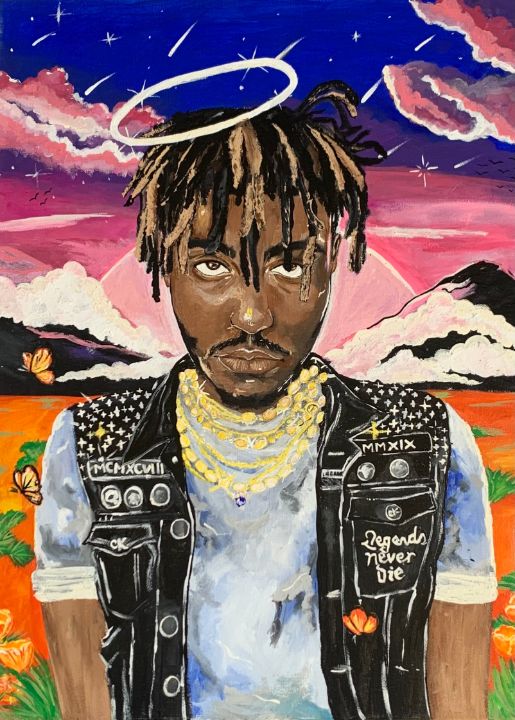 Juice Wrld - GoonieK's Showcase - Paintings & Prints, People & Figures,  Celebrity, Musicians - ArtPal