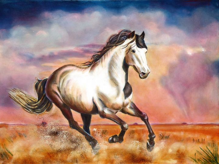 Champion (the Wonder Horse) - GORDONSTUDIOART - Paintings & Prints ...