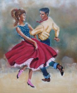 DANII AND JUNIOR At the Hop - GORDONSTUDIOART