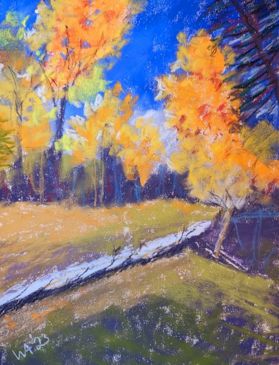 A Good Hike - Wendy Adams Pastels - Paintings & Prints, Landscapes