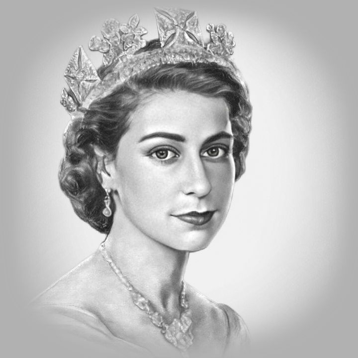 Queen Elizabeth - Randy Luchan Artist - Drawings & Illustration ...