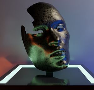 Brass face