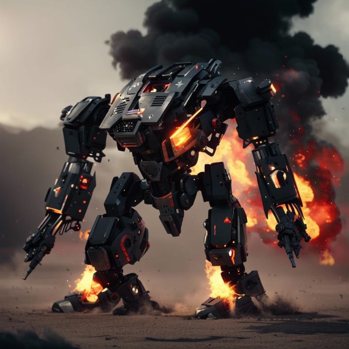 Chinese Combat Mech Annihilated - 495 Multiverse Publishing Company ...