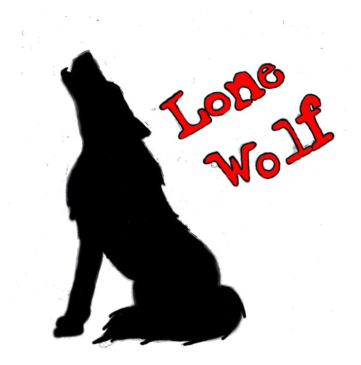 Lone Wolf Logo/Decal Decals and Logos Paintings & Prints, Animals