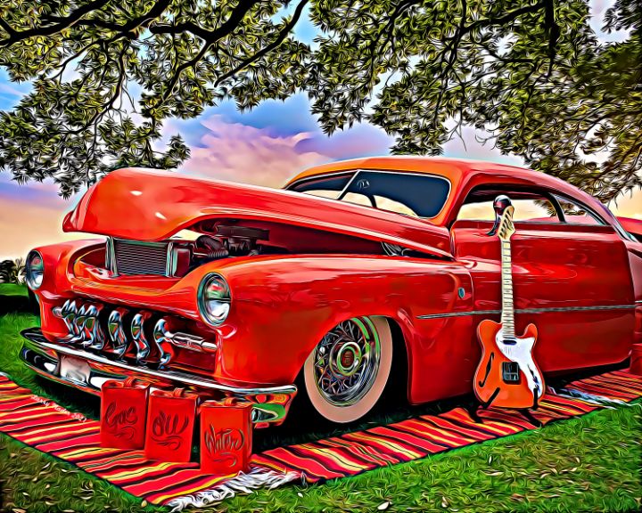 1951 Mercury Candy Apple - Larry Nader Photography & Art