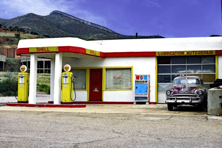 Abandoned Shell Station in Lowell AZ - Larry Nader Photography & Art