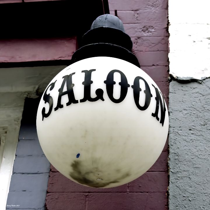 Saloon Light at Bisbee Grand Hotel - Larry Nader Photography & Art