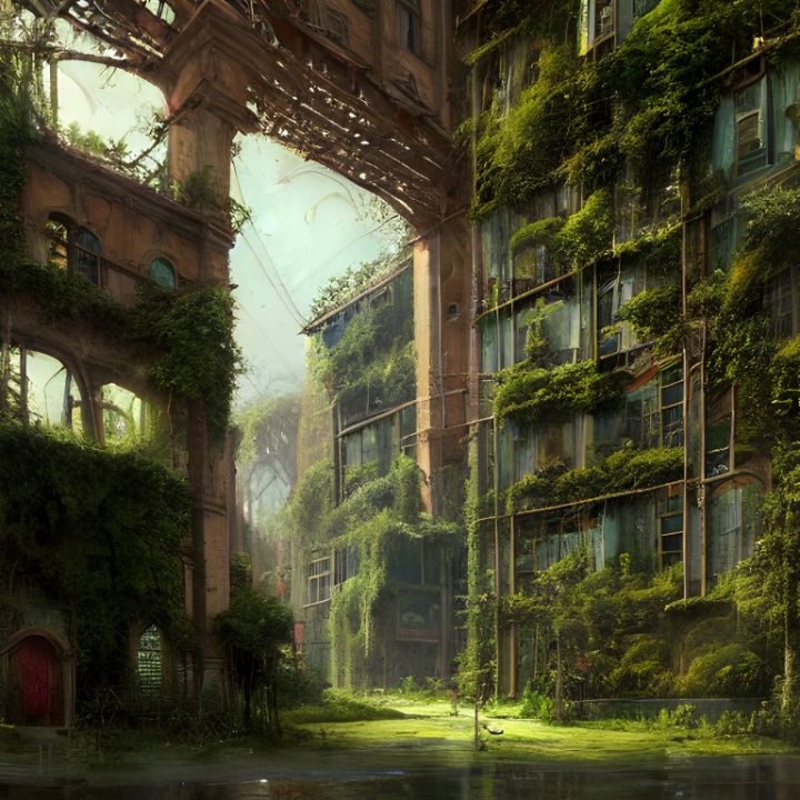 The Reclaimed City - Altered Urbane - AI Art, Buildings & Architecture ...