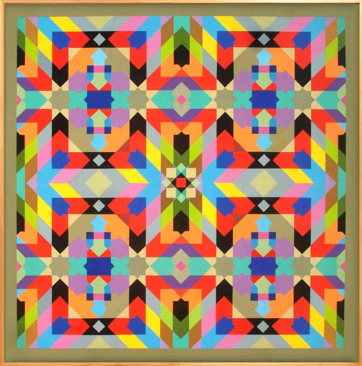 RED SQUARE - faridesigneometry - Paintings & Prints, Abstract ...