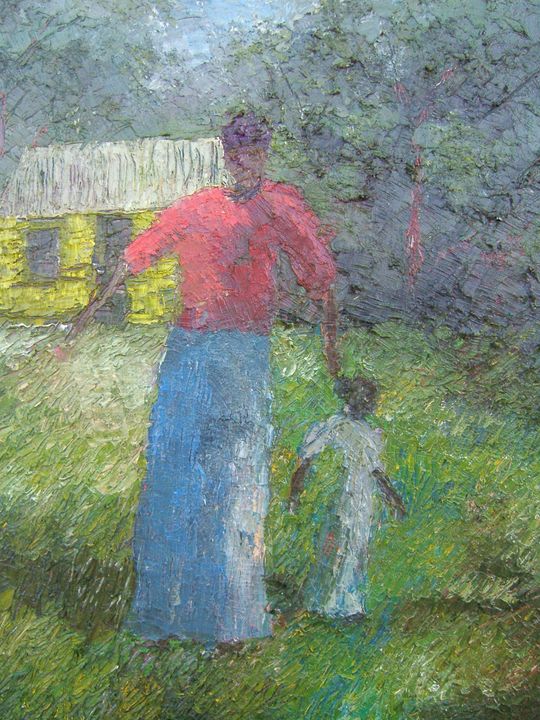 Flowers in her hand - Gordon Solomon Gallery