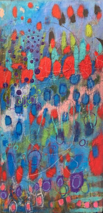 Cosmic Rain - Marc Rifkin Visual Arts - Paintings & Prints, Abstract ...