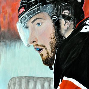 NHL LA Kings Dustin Brown - MimiDezign - Paintings & Prints