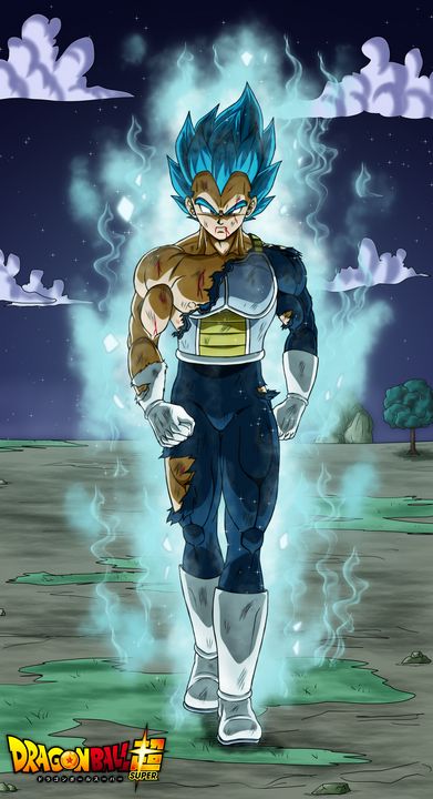 vegeta super saiyan god drawings