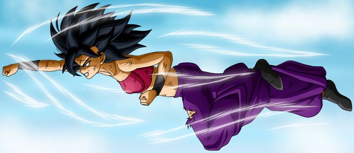 Goku and Pan - AashanAnimeArt - Digital Art, Childrens Art, Comics
