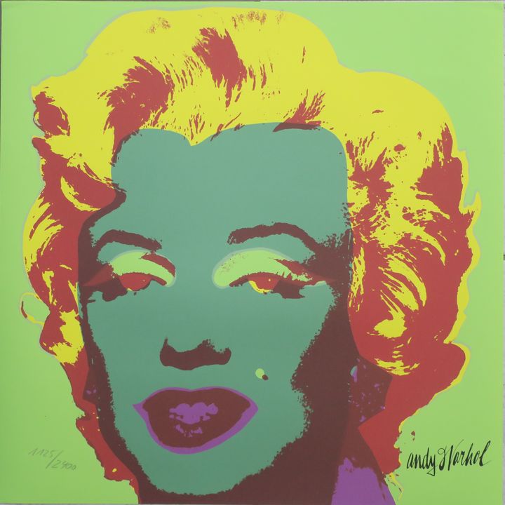 Andy Warhol Monroe Lithograph - Warhol Gallery - Paintings & Prints ...