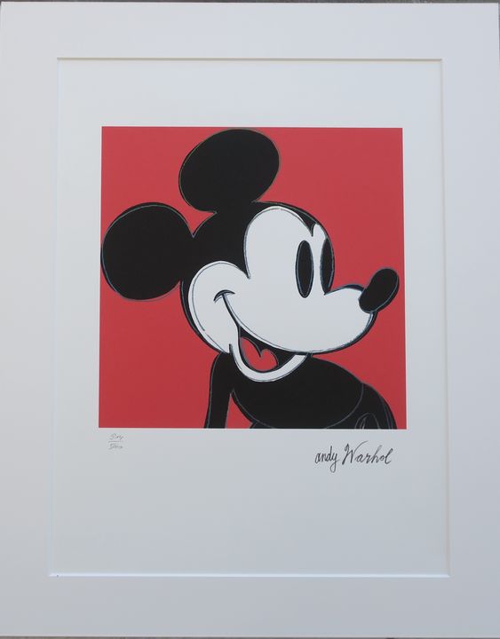 Andy Warhol Myths Mickey Mouse - Warhol Gallery - Paintings & Prints ...