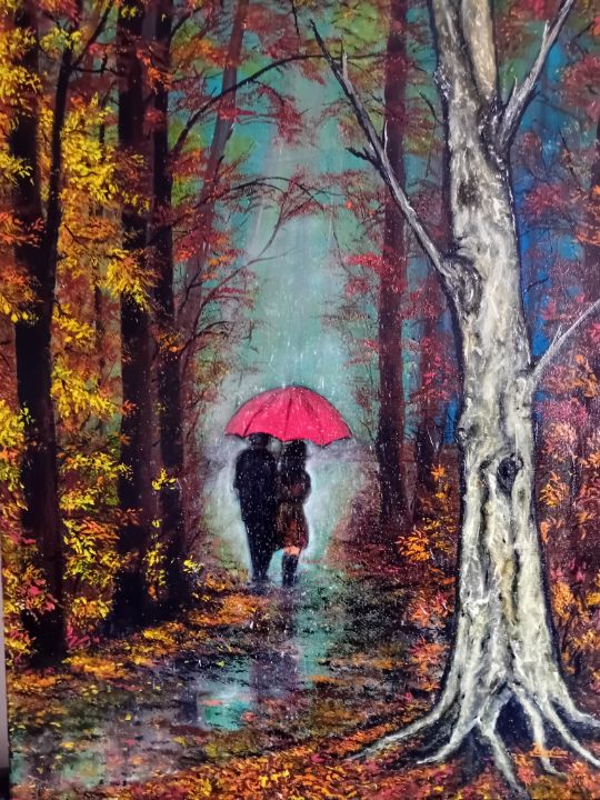 Fine art print: Alycia buy with umbrella