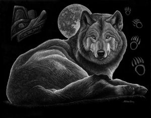 Wolf Tracks - Nathan Perry Fine Art