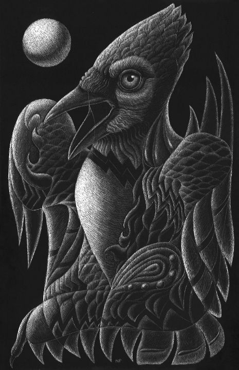 Night Bird - Nathan Perry Fine Art - Paintings & Prints, Animals, Birds ...