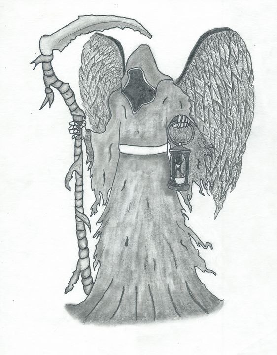 drawings of death angels