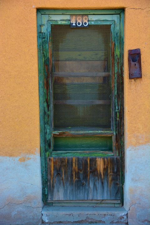 Green Adobe Door - Richard W. Jenkins Gallery